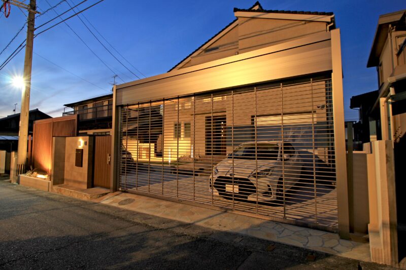 圧巻のクローズ外構 / 熊本市北区